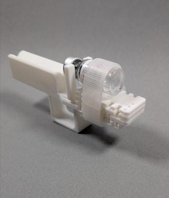 Adjustable Syringe Guide and Vial Holder with User-Friendly Finger Handle for 2 - 10 mL Vials