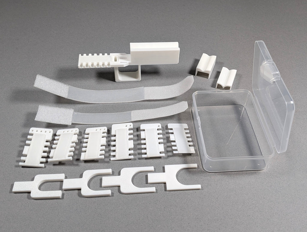 Adjustable Syringe Guide and Vial Holder with User-Friendly Finger Handle for 2 - 30 mL Vials