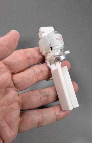 Adjustable Syringe Guide and Vial Holder with User-Friendly Finger Handle for 2 - 10 mL Vials